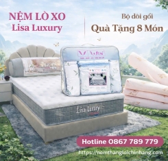 Nệm Lò Xo Túi Cao Cấp Thắng Lợi - Lisa Luxury