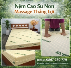 Nệm cao su non massage Thắng Lợi