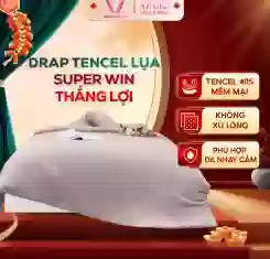 Bộ Chăn - Drap - Lụa Tencel 5 món ( màu trơn )