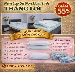 Nệm cao su hoạt tính Thắng Lợi